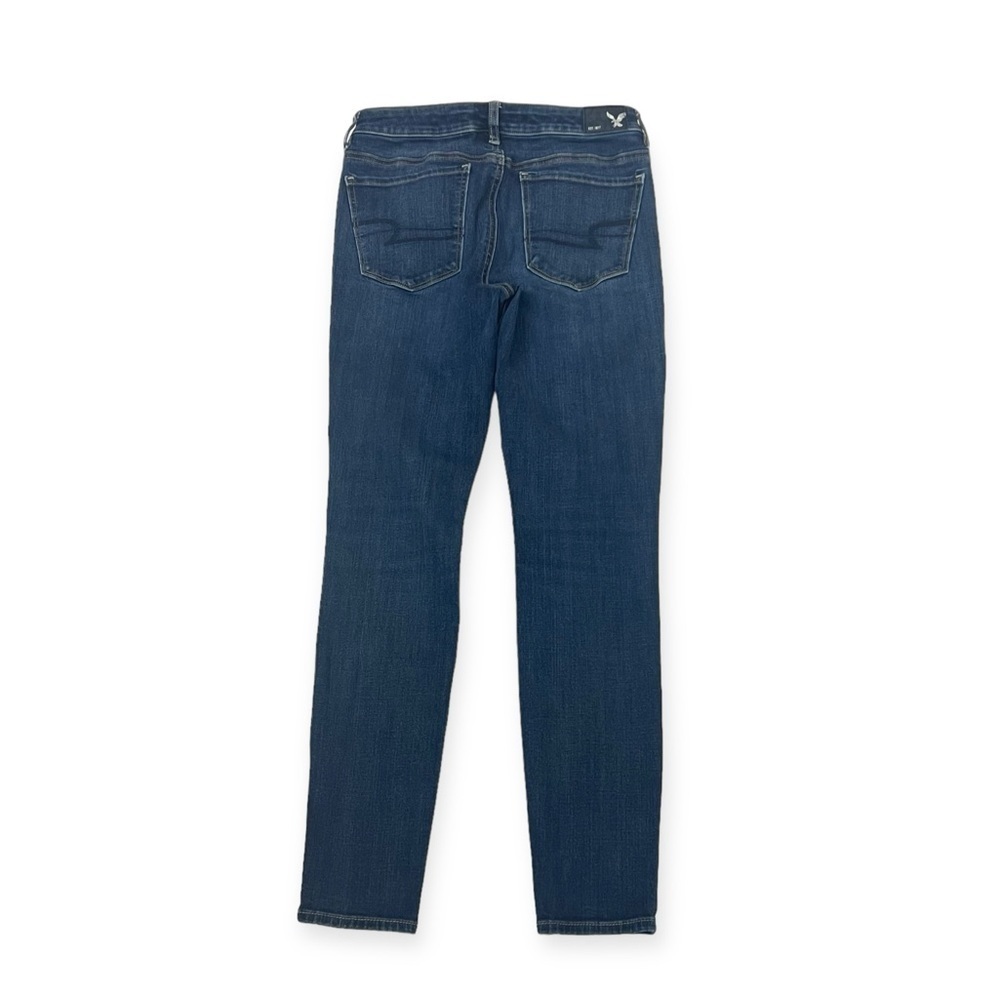 American Eagle Jeans Womens Size 6 360 Super Stretch High Rise Jegging Blue - Picture 2 of 12